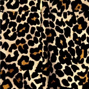 Leopard pencil skirt